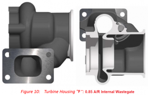 BorgWarner EFR F-Type 0.85 A/R IWG Turbine Housing