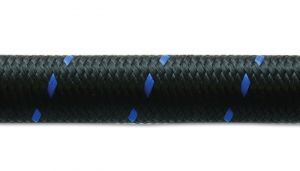 10ft roll of black blue nylon braided flex hose an size 10 hose id 0 56