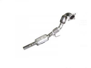 2.5" Downpipe with dual catalytic converters