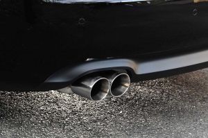 AWE Tuning A5 2.0T Sportback Touring Edition Exhaust - Single Outlet, Diamond Black Tips