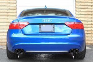 AWE Tuning A5 2.0T Touring Edition Exhaust - Quad Outlet, Polished Silver Tips