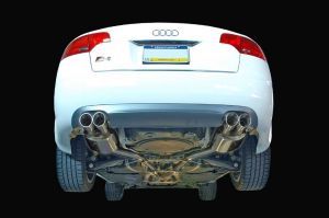 AWE Tuning Audi B7 S4 Track Edition Exhaust - Polished Silver Tips
