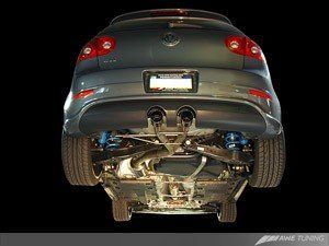 AWE Tuning Mk5 "R32 Style" Performance Exhaust System - Polished Silver Tips