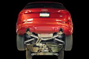 AWE Tuning Q5 3.2L Resonated Exhaust System (Downpipes + Exhaust) - Polished Silver Tips