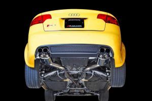 AWE Tuning RS4 Track Edition Exhaust - Polished Silver Tips