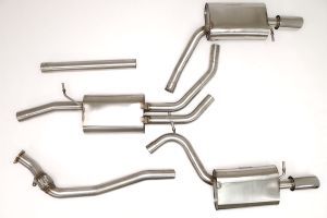 B&B Exhaust Catback Exhaust System- A4 2.0T FWD Tiptronic Transmission