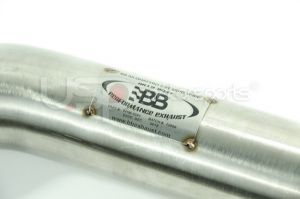 B&B Exhaust High-flow Test-Pipe- B8 2.0T