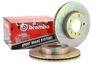 Brembo Sport Slotted Rotors Front - VW/Audi