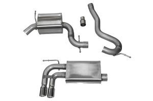 Corsa Audi A3 Cat-Back Exhaust System- Polished Tips