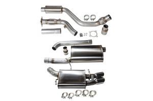Corsa Audi A4 2.0T Turbo-Back Exhaust System- Polished Tips
