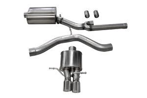Corsa Audi S4 2.7T Cat-Back Exhaust System- Polished Tips