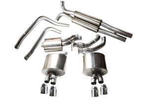 Corsa Audi S4/S5 3.0T Cat-Back Exhaust System- Polished Tips
