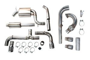 Corsa MK7 GTI Cat-Back Exhaust System- Polished Tips w/USP Downpipe
