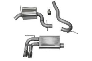 Corsa Volkswagen MK5 GTI Cat-Back Exhaust System- Polished Tips