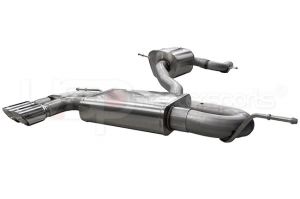 Corsa Volkswagen MK5 GTI Turbo-Back Exhaust System- Polished Tips