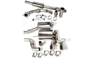 Corsa Volkswagen MK6 Golf R Turbo-Back Exhaust System- Polished Tips