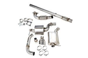 Corsa Volkswagen MK6 Jetta Turbo-Back Exhaust System- Polished Tips