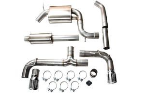 Corsa Volkswagen MK7 GTI Cat-Back Exhaust System- Polished Tips