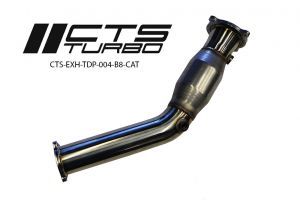 CTS Turbo B8 Audi A4 High Flow Cat Pipe