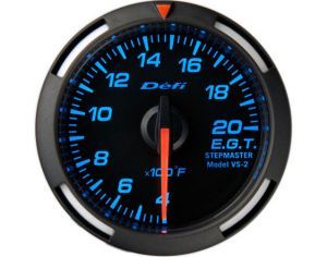 Defi Exhaust Temerature / Racer series - Blue
