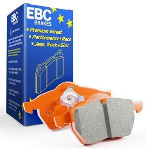 EBC Brakes Front Brake Pade Set- Extra Duty & Orangestuff