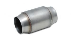 gesi ho series catalytic converter 2 5 inlet outlet x 4 o d x 7 overall length rated for 350 500hp