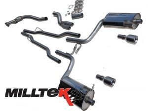 Milltek Audi B7 A4 2.0T Quattro Non-Resonated Catback Exhaust- 6spd