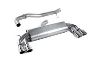 Milltek Audi S3 2.0T Non-Resonated Catback Exhaust- (Polished Oval Tips)