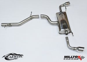 Milltek Audi TT 3.2L Non-Resonated Catback Exhaust