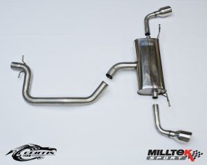 Milltek Sport Audi TT MK2 2.0 TFSI 2WD Cat-back