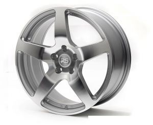 Neuspeed RSe52 Light Weight Wheel: 18x8 Machine Silver