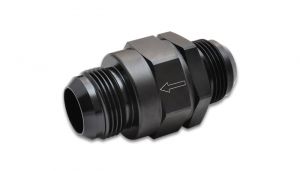 one way check valve with integrated 16an male flare fittings