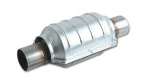 round ceramic core catalytic converter 3 inlet outlet
