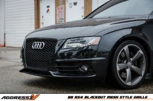 RS4 Blackout Mesh Style Grille: Audi B8 A4/S4 (09-2012)