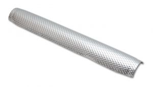 sheethot preformed pipe shield for 2 3 o d straight tubing 1 foot