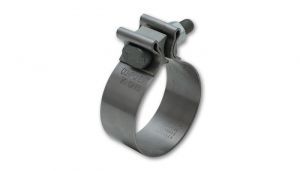 stainless steel seal clamp for 3 1 2 o d tubing 1 25 wide band