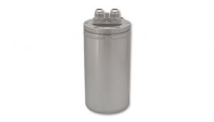universal catch can recessed filter top anodized silver