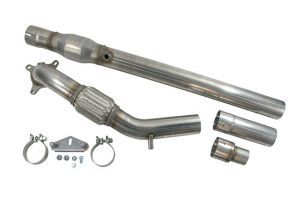 USP 3" Stainless Steel 2.0T FSI/TSI Downpipe- Catted