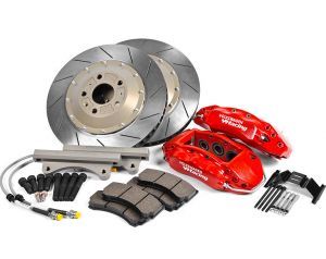 VWR 6-Piston- 2-Piece Performance Brake System- Red Calipers
